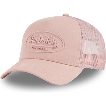 Kepsar böjd rosa snapback LOG10 av Von Dutch
