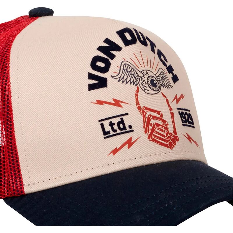 kepsar-bojd-flerfargad-snapback-gra-av-von-dutch