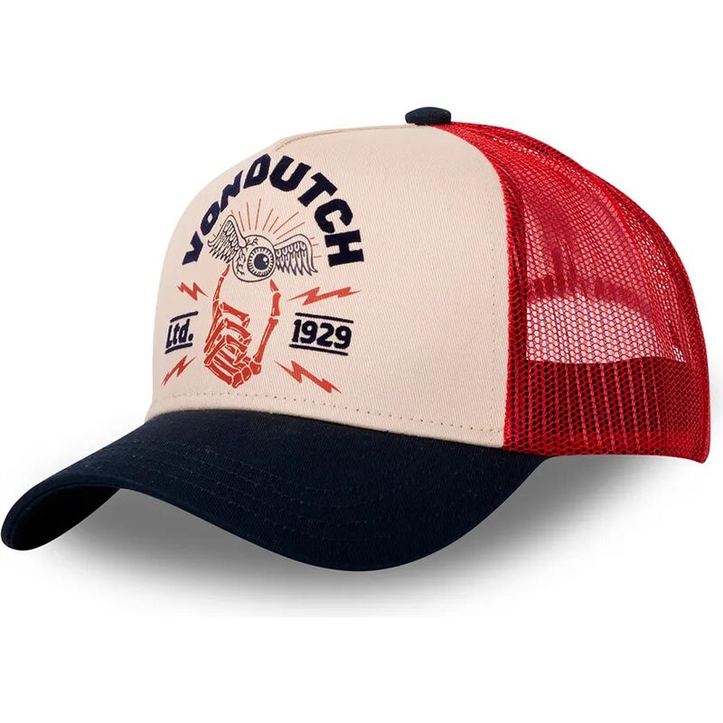 kepsar-bojd-flerfargad-snapback-gra-av-von-dutch
