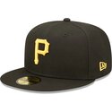 svart-platt-keps-justerad-59fifty-ac-perf-fran-pittsburgh-pirates-mlb-av-new-era