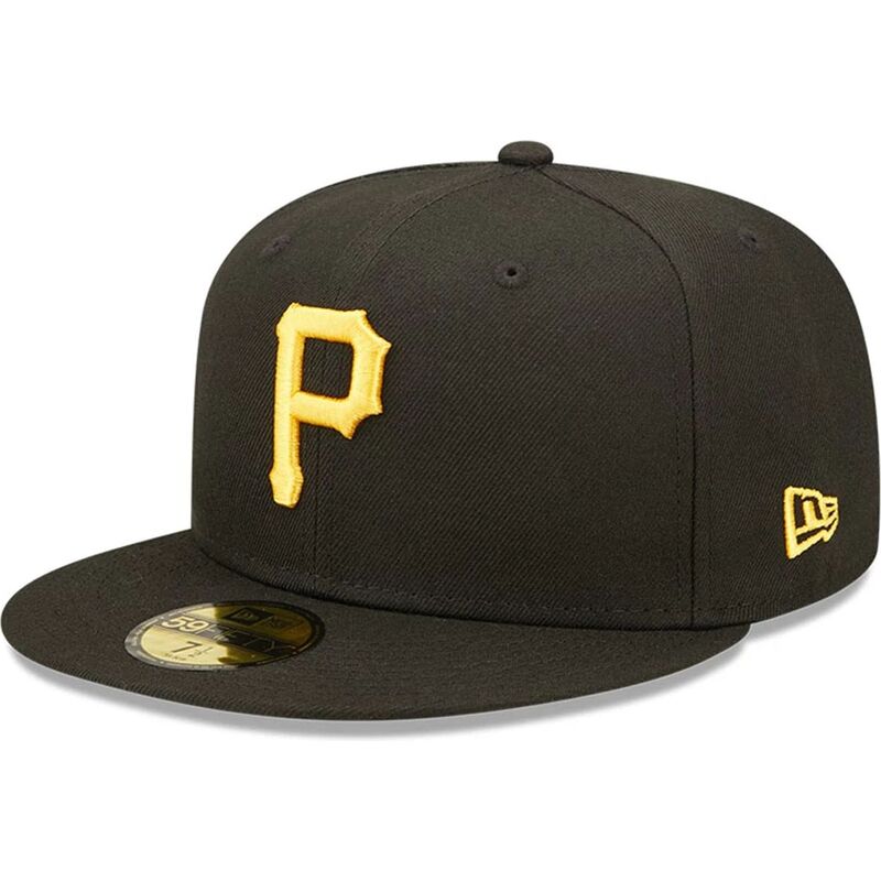 svart-platt-keps-justerad-59fifty-ac-perf-fran-pittsburgh-pirates-mlb-av-new-era