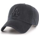 kepsar-bojd-svart-justerbart-band-clean-up-tonal-fran-los-angeles-dodgers-mlb-av-47-brand