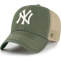 kepsar-bojd-gron-snapback-clean-up-trawler-fran-new-york-yankees-mlb-av-47-brand