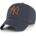 kepsar-bojd-gra-justerbart-band-clean-up-contrast-vintage-navy-fran-new-york-yankees-mlb-av-47-brand