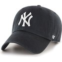svart-kurvad-keps-new-york-yankees-mlb-clean-up-fran-47-brand