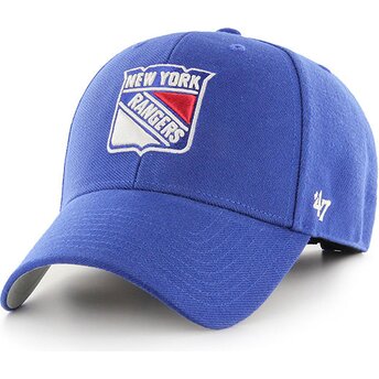 Kepsar böjd blå justerbart band från New York Rangers NHL av 47 Brand