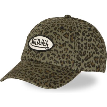 Kepsar böjd leopard justerbart band SOVA av Von Dutch