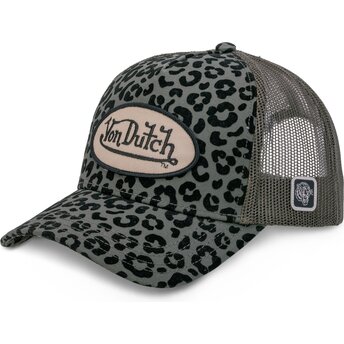 Kepsar böjd leopard snapback VEKLE av Von Dutch