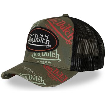 Kepsar böjd grön snapback CAFE12 av Von Dutch