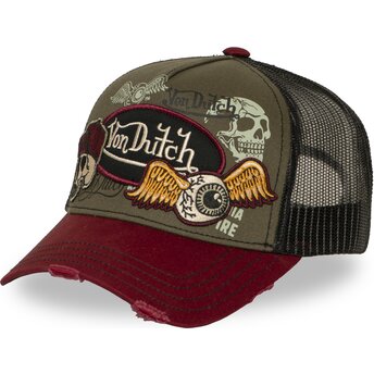 Kepsar böjd flerfärgad snapback PATCHES17 av Von Dutch