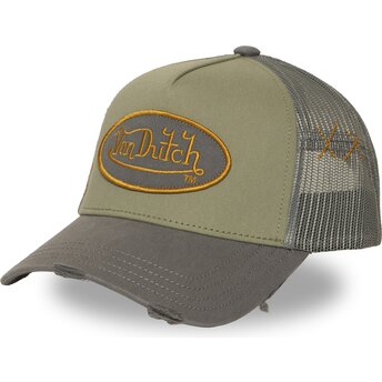 Kepsar böjd grön snapback USED 15 av Von Dutch