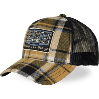Kepsar böjd gul snapback CAR11 av Von Dutch