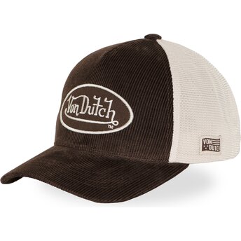 Kepsar böjd brun justerbart band LOF B49 av Von Dutch