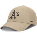 kepsar-bojd-beige-justerbart-band-structured-uv-poly-ripstop-fran-oakland-athletics-mlb-av-nike