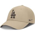 kepsar-bojd-beige-justerbart-band-club-structured-uv-poly-ripstop-fran-los-angeles-dodgers-mlb-av-nike