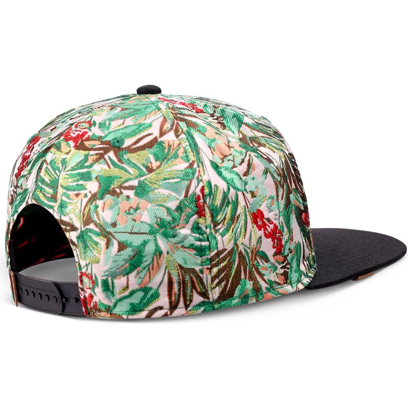 kepsar-platt-gron-snapback-woven-jungle-av-djinns