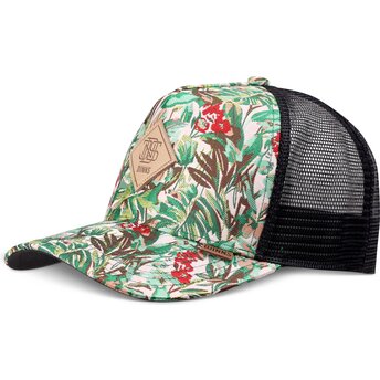 Kepsar böjd grön snapback HFT Woven Jungle av Djinns