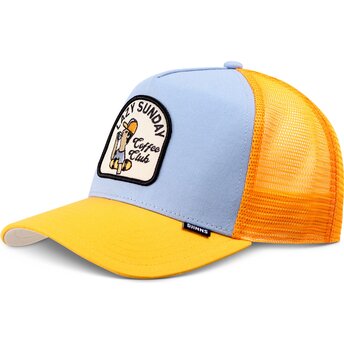Kepsar böjd blå snapback HFT Skaterboy av Djinns