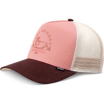 Kepsar böjd rosa snapback HFT Lazy Bird av Djinns