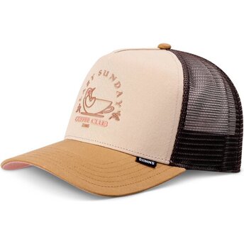 Kepsar böjd beige snapback HFT Lazy Bird av Djinns