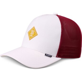 Kepsar böjd vit snapback HFT FineFine Mesh av Djinns