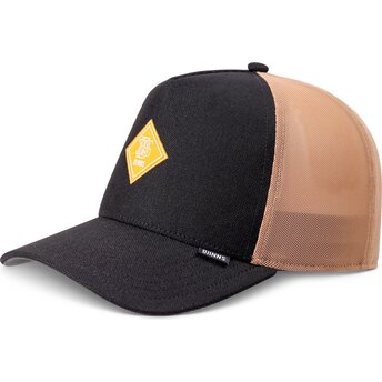 Kepsar böjd svart snapback HFT FineFine Mesh av Djinns