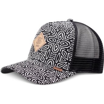 Kepsar böjd svart snapback HFT Gothic Freestyle av Djinns