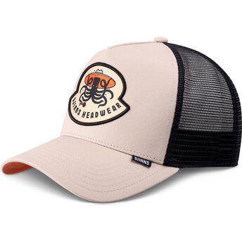 Kepsar böjd beige snapback HFT Rose Kraken av Djinns