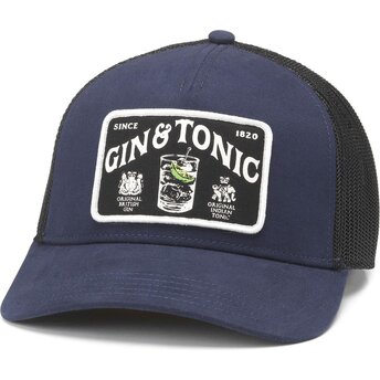 Kepsar böjd marinblå snapback Archive Valin från Gin and tonic Cocktails av American Needle