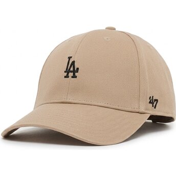 Kepsar böjd beige justerbart band MVP Base Runner Legend från Los Angeles Dodgers MLB av 47 Brand