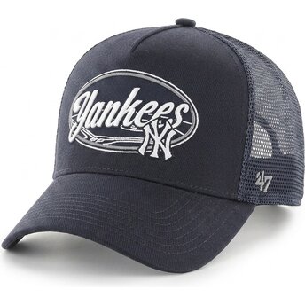 Kepsar böjd marinblå justerbart band Enfield Offside DT från New York Yankees MLB av 47 Brand