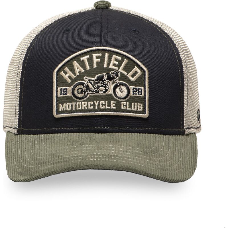 gorra-trucker-azul-marino-y-verde-semi-mot-de-hatfield gorra-trucker-azul-marino-y-verde-semi-mot-de-hatfield