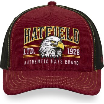 Kepsar böjd röd snapback PCS EAG av Hatfield