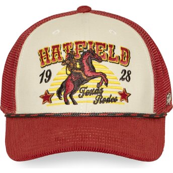 Kepsar böjd röd snapback PCS ROD av Hatfield