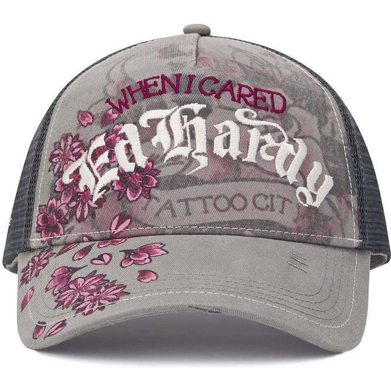 kepsar-bojd-gra-snapback-floral-tattoo-city-vintage-wash-av-ed-hardy