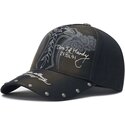 kepsar-bojd-svart-justerbart-band-storming-rose-washed-av-ed-hardy
