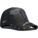 kepsar-bojd-svart-justerbart-band-storming-rose-washed-av-ed-hardy