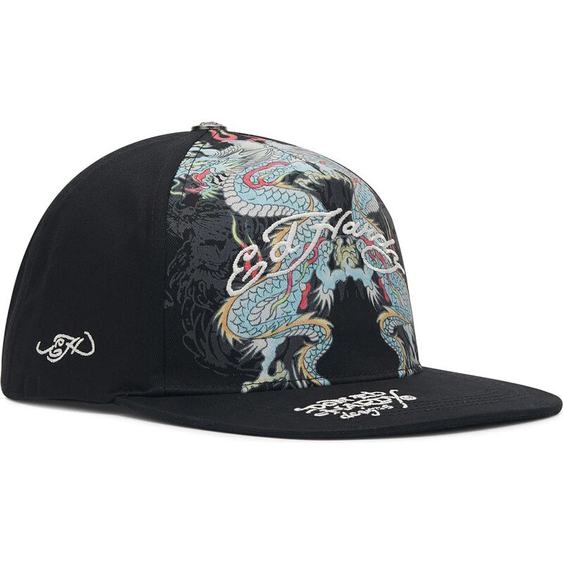 kepsar-platt-svart-snapback-battle-av-ed-hardy