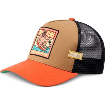 Kepsar böjd brun snapback HFT Chill Surf av Coastal