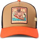 kepsar-bojd-brun-snapback-hft-chill-surf-av-coastal