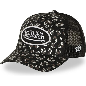 Kepsar böjd svart snapback LEOFOIL av Von Dutch