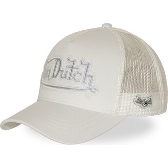 Kepsar böjd kräm snapback RAINBOW av Von Dutch