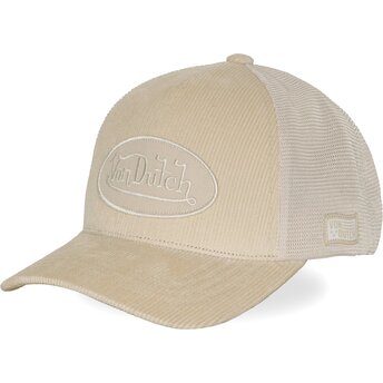 Kepsar böjd kräm snapback LOF B48 av Von Dutch