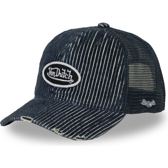 Kepsar böjd marinblå snapback MAC16 av Von Dutch