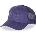 kepsar-bojd-violett-snapback-log22-av-von-dutch