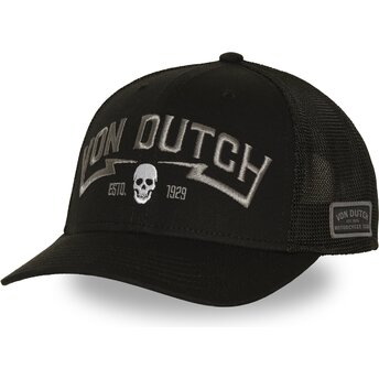 Kepsar böjd svart snapback CAN02 av Von Dutch