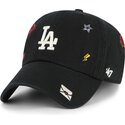 kepsar-bojd-svart-justerbart-band-clean-up-multi-scatter-fran-los-angeles-dodgers-mlb-av-47-brand