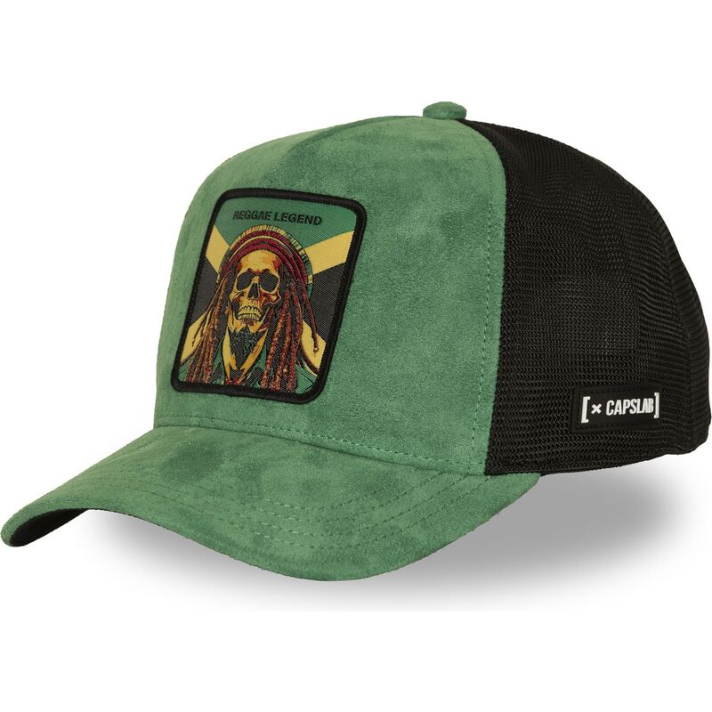 kepsar-bojd-gron-snapback-reggae-legend-sta1-reg-bob-marley-famous-av-capslab