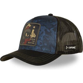 Kepsar böjd marinblå snapback LOO14 MAR Marvin the Martian Looney Tunes av Capslab