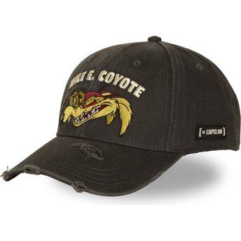 Kepsar böjd svart snapback LOO14 COY Coyote Looney Tunes av Capslab
